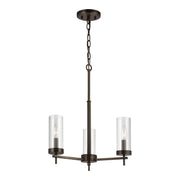 Visual Comfort Studio - 3190303-778 - Three Light Chandelier - Zire - Brushed Oil Rubbed Bronze