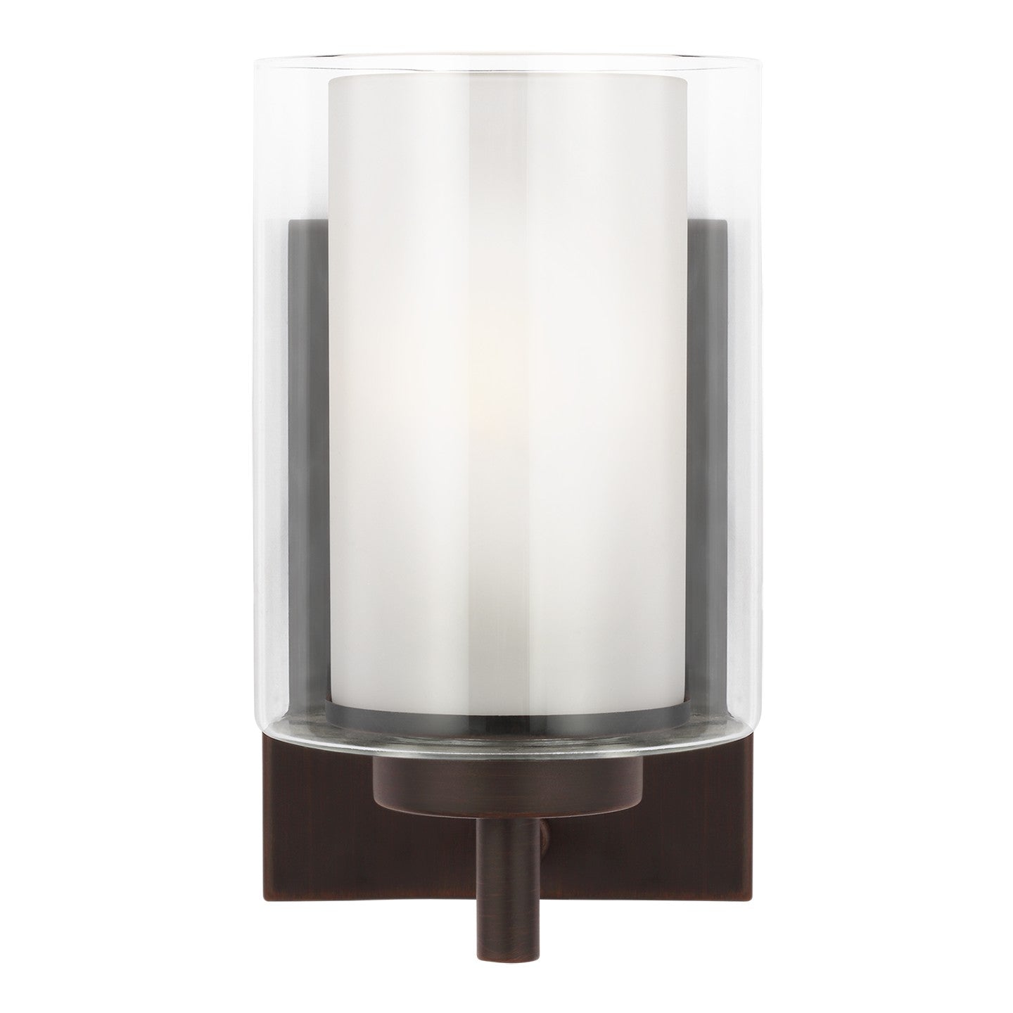 Generation Lighting - 4137301EN3-710 - One Light Wall / Bath Sconce - Elmwood Park - Bronze