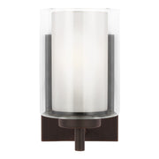 Generation Lighting - 4137301EN3-710 - One Light Wall / Bath Sconce - Elmwood Park - Bronze