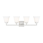 Generation Lighting - 4413704EN3-962 - Four Light Wall / Bath - Ellis Harper - Brushed Nickel