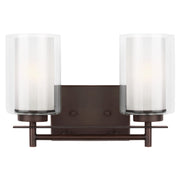 Generation Lighting - 4437302EN3-710 - Two Light Wall / Bath - Elmwood Park - Bronze