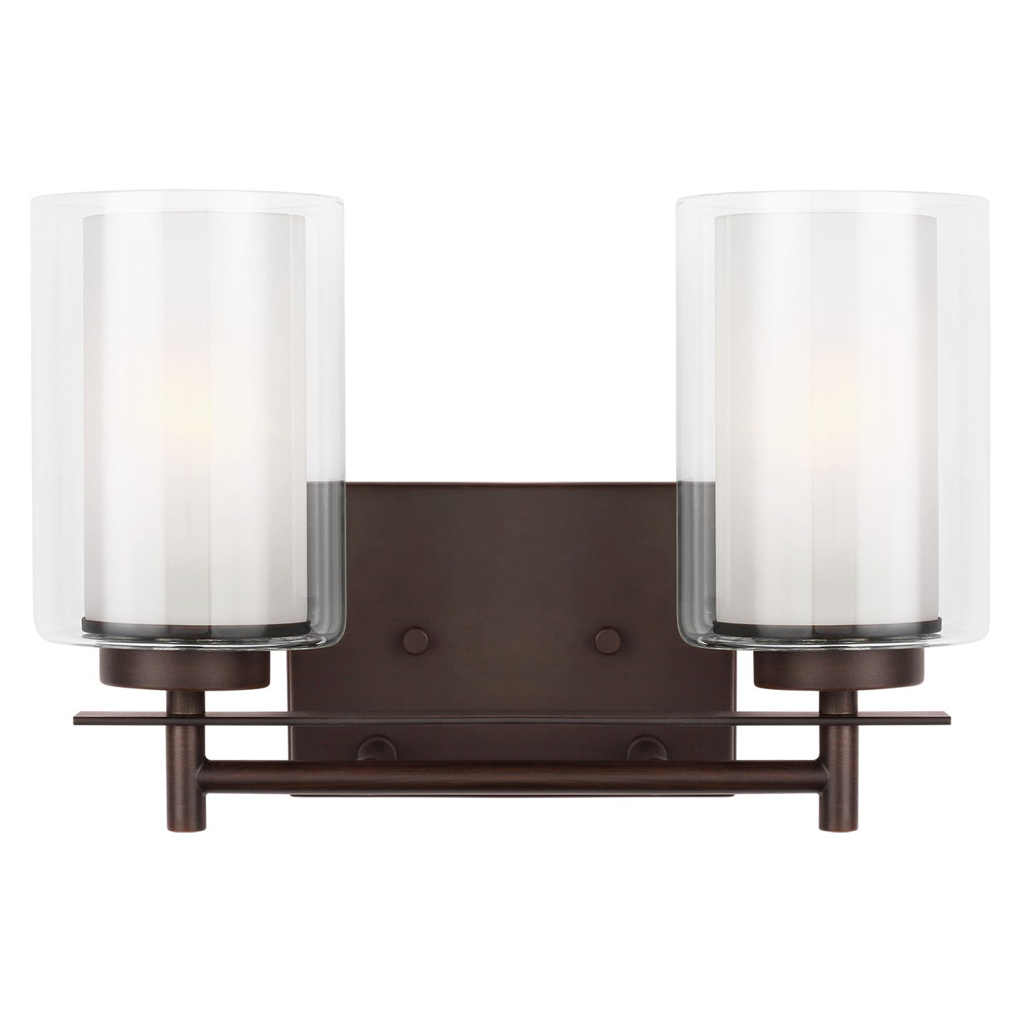 Generation Lighting - 4437302EN3-710 - Two Light Wall / Bath - Elmwood Park - Bronze