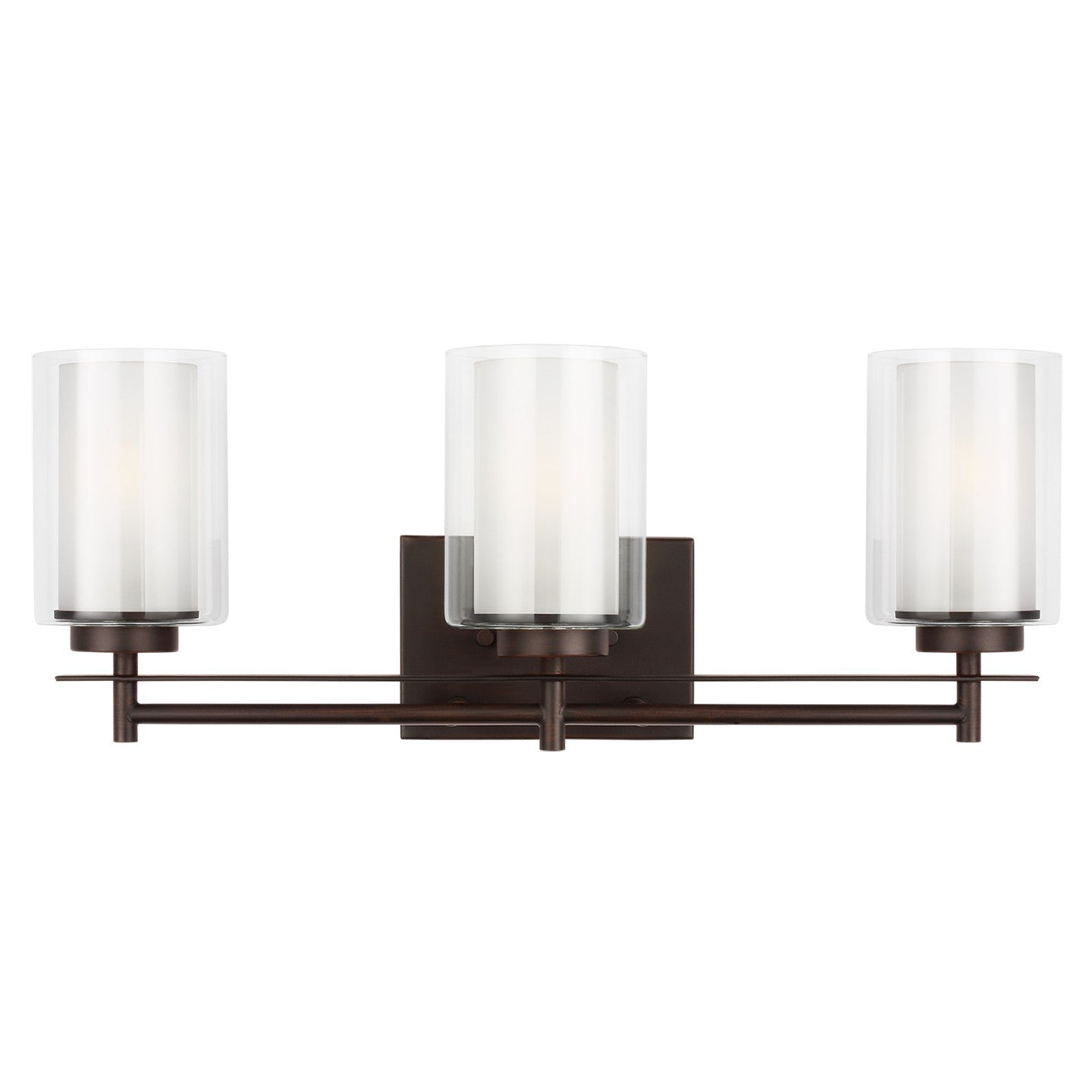 Generation Lighting - 4437303EN3-710 - Three Light Wall / Bath - Elmwood Park - Bronze