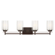Generation Lighting - 4437304EN3-710 - Four Light Wall/ Bath - Elmwood Park - Bronze