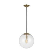 Visual Comfort Studio - 6801801-848 - One Light Pendant - Leo - Hanging Globe - Satin Brass