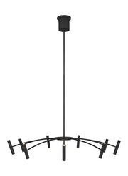 Visual Comfort Modern - 700ARL40B-LED930 - LED Chandelier - Aerial - Matte Black