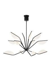 Visual Comfort Modern - 700BLT48B-LED930 - LED Chandelier - Belterra - Matte Black