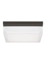 Visual Comfort Modern - 700BXLZ-LED - LED Flush Mount - Boxie - Antique Bronze