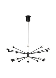 Visual Comfort Modern - 700LDY20B-LED930 - LED Chandelier - Lody - Matte Black