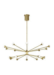 Visual Comfort Modern - 700LDY20R-LED930 - LED Chandelier - Lody - Aged Brass