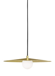 Visual Comfort Modern - 700TDPRLR-LED930 - LED Pendant - Pirlo - Aged Brass