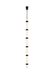 Visual Comfort Modern - 700TDWIT7B-LED930 - LED Pendant - Wit - Black