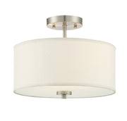 Meridian - M60008BN - Two Light Semi-Flush Mount - Msemi - Brushed Nickel