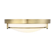 Meridian - M60019NB - Two Light Flush Mount - Mflus - Natural Brass