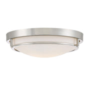 Meridian - M60019PN - Two Light Flush Mount - Mflus - Polished Nickel