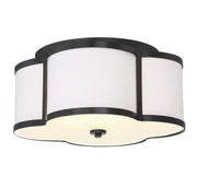 Meridian - M60020CBZ - Three Light Semi-Flush Mount - Msemi - Classic Bronze