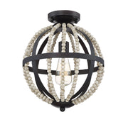 Meridian - M60031ORB - One Light Semi-Flush Mount - Mflus - Oil Rubbed Bronze