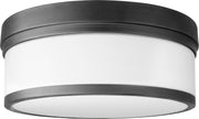 Quorum - 3509-14-69 - Three Light Ceiling Mount - Celeste - Textured Black