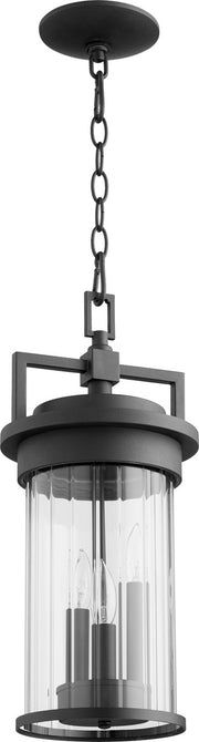 Quorum - 7216-3-69 - Three Light Pendant - Dimas - Textured Black