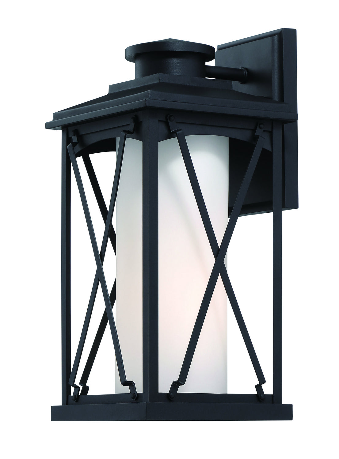 Minka-Lavery - 72682-66 - One Light Outdoor Wall Mount - Lansdale - Matte Black