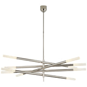 Visual Comfort Signature - KW 5587PN-EC - LED Chandelier - Rousseau - Polished Nickel