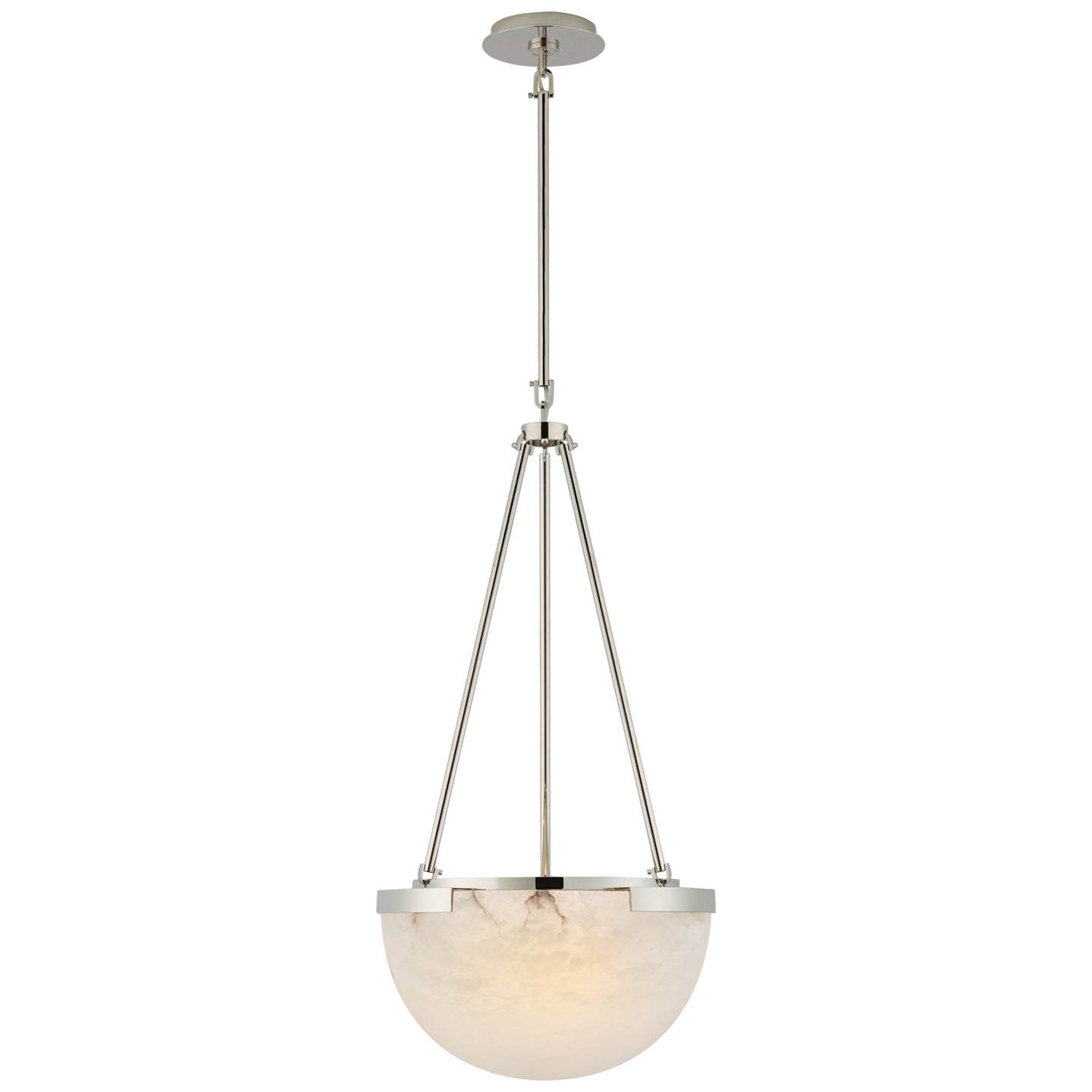 Visual Comfort Signature - KW 5618PN-ALB - LED Pendant - Melange - Polished Nickel
