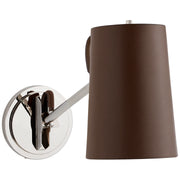 Ralph Lauren - RL 2452PN-CHC - One Light Wall Sconce - Benton - Polished Nickel