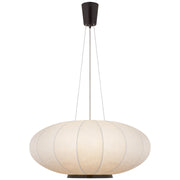 Visual Comfort Signature - BBL 5123BZ-RP - One Light Pendant - Paper Moon - Bronze
