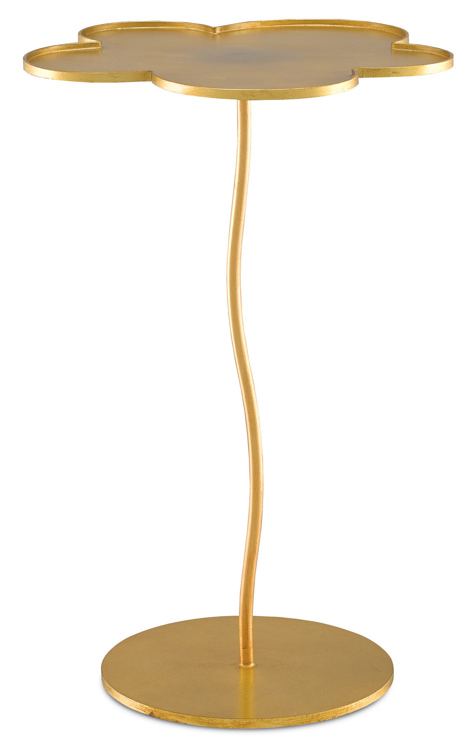 Currey and Company - 4000-0068 - Accent Table - Gold Leaf