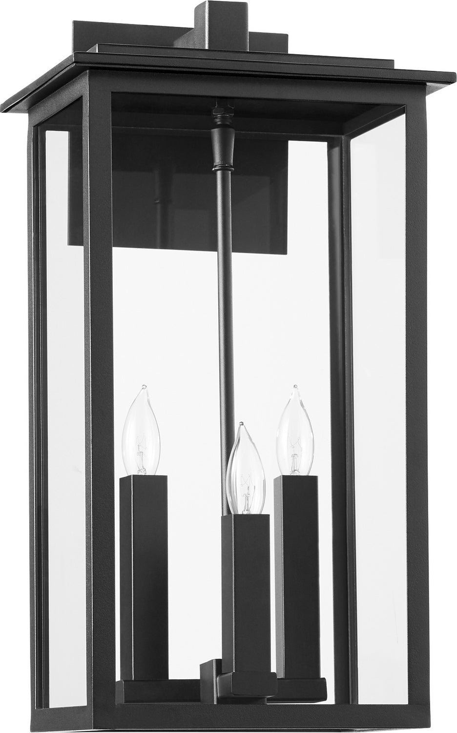 Quorum - 7027-3-69 - Three Light Wall Mount - Westerly - Textured Black