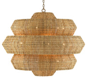 Currey and Company - 9000-0496 - 18 Light Chandelier - Natural/Khaki