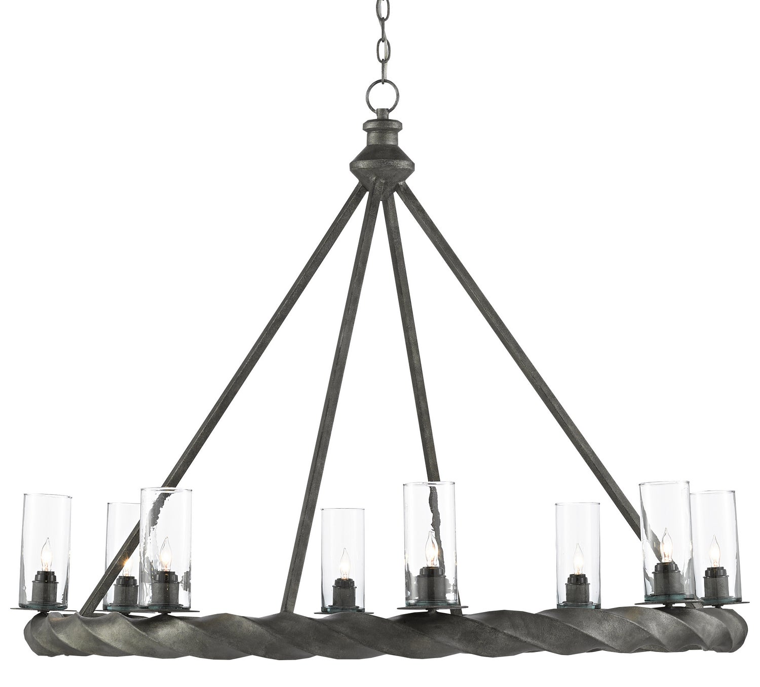 Currey and Company - 9000-0511 - Eight Light Chandelier - Light Molé