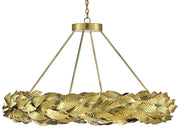 Currey and Company - 9000-0515 - LED Chandelier - Contemporary Gold Leaf/Painted Gold