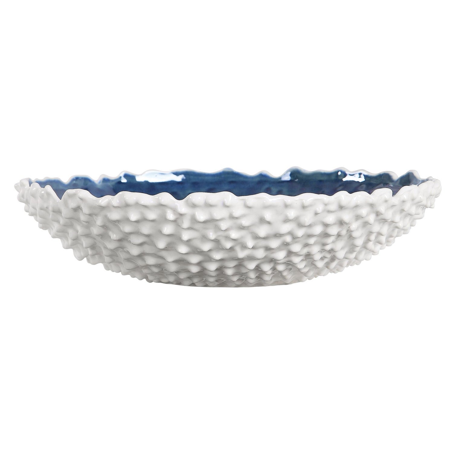 Uttermost - 17579 - Bowl - Ciji - White/Bright Blue