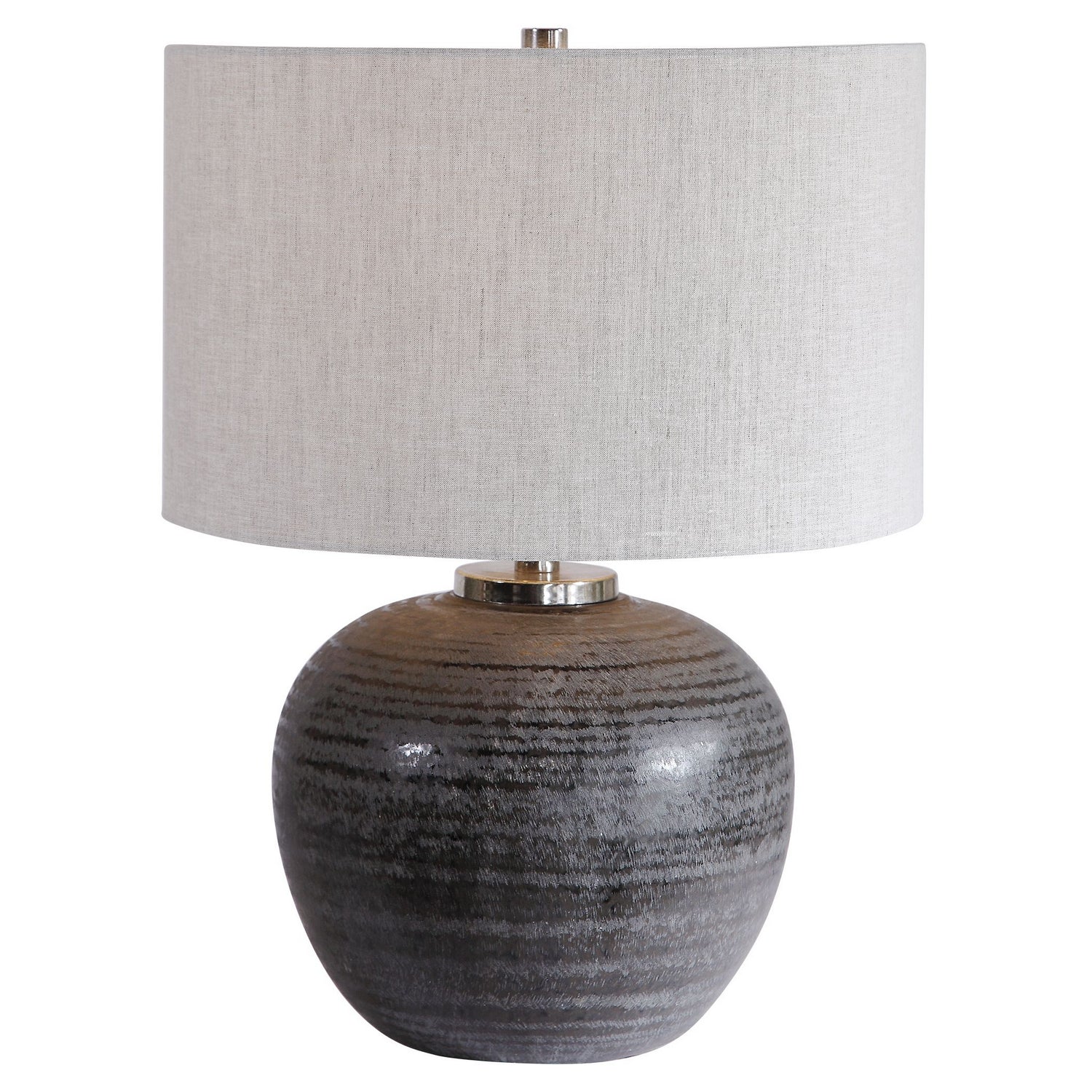 Uttermost - 26349-1 - One Light Table Lamp - Mikkel - Brushed Nickel