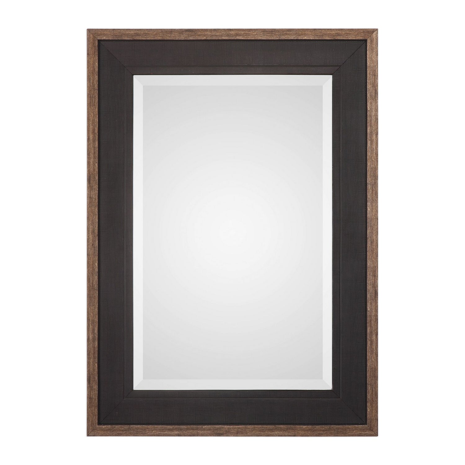 Uttermost - 09377 - Mirror - Staveley - Rustic Black