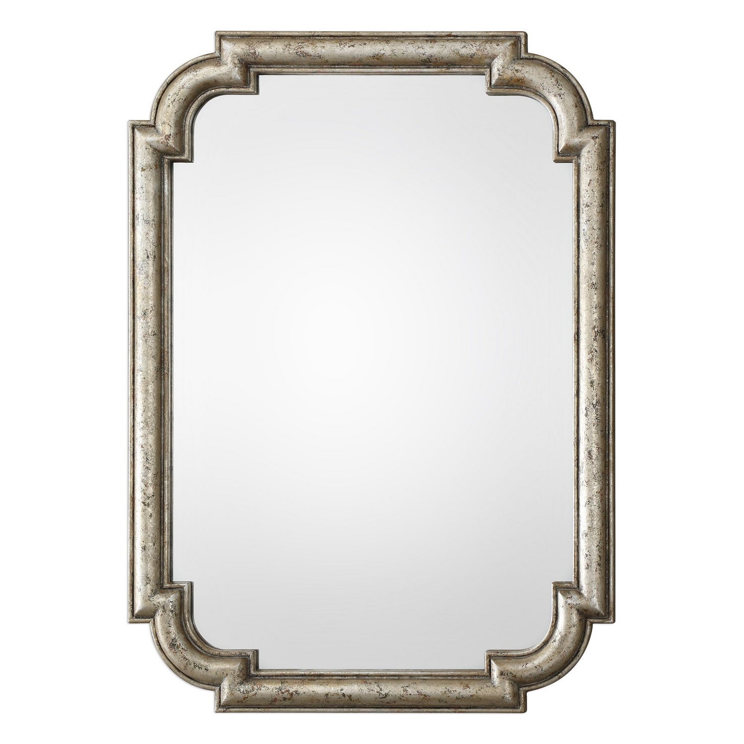 Uttermost - 09385 - Mirror - Calanna - Distressed Silver Leaf