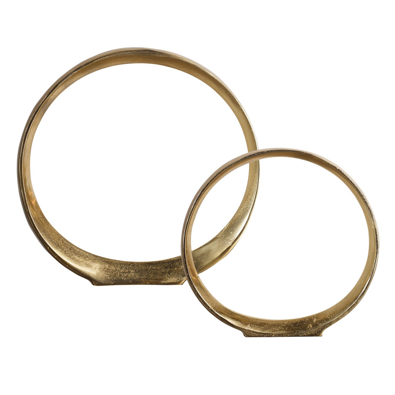 Uttermost - 18961 - Sculpture, Set/2 - Jimena - Clean Gold