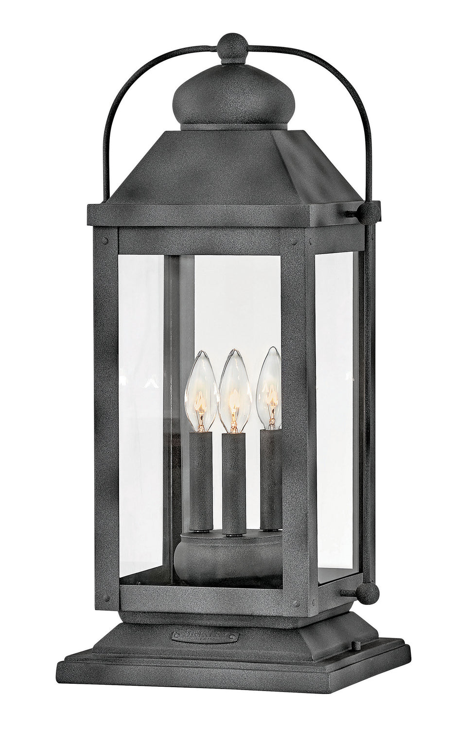 Hinkley - 1857DZ - LED Pier Mount - Anchorage - Aged Zinc