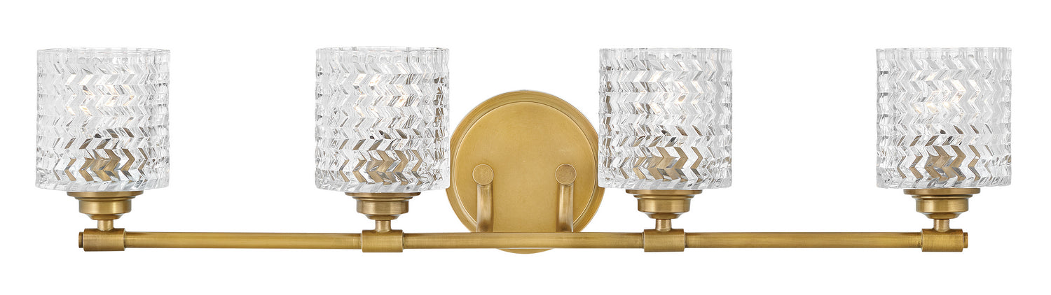 Hinkley - 5044HB - LED Vanity - Elle - Heritage Brass