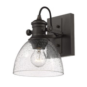 Golden - 3118-BA1 RBZ-SD - One Light Bath Vanity - Hines - Rubbed Bronze