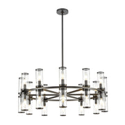 Alora - CH309024UBCG - 24 Light Chandelier - Revolve - Clear Glass/Urban Bronze