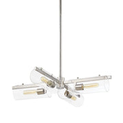 Mitzi - H326804-PN - Four Light Chandelier - Ariel - Polished Nickel