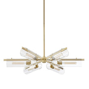 Mitzi - H326806-AGB - Six Light Chandelier - Ariel - Aged Brass