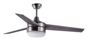 Maxim - 89909FTSNBK - 52" Ceiling Fan - Trio - Satin Nickel / Black