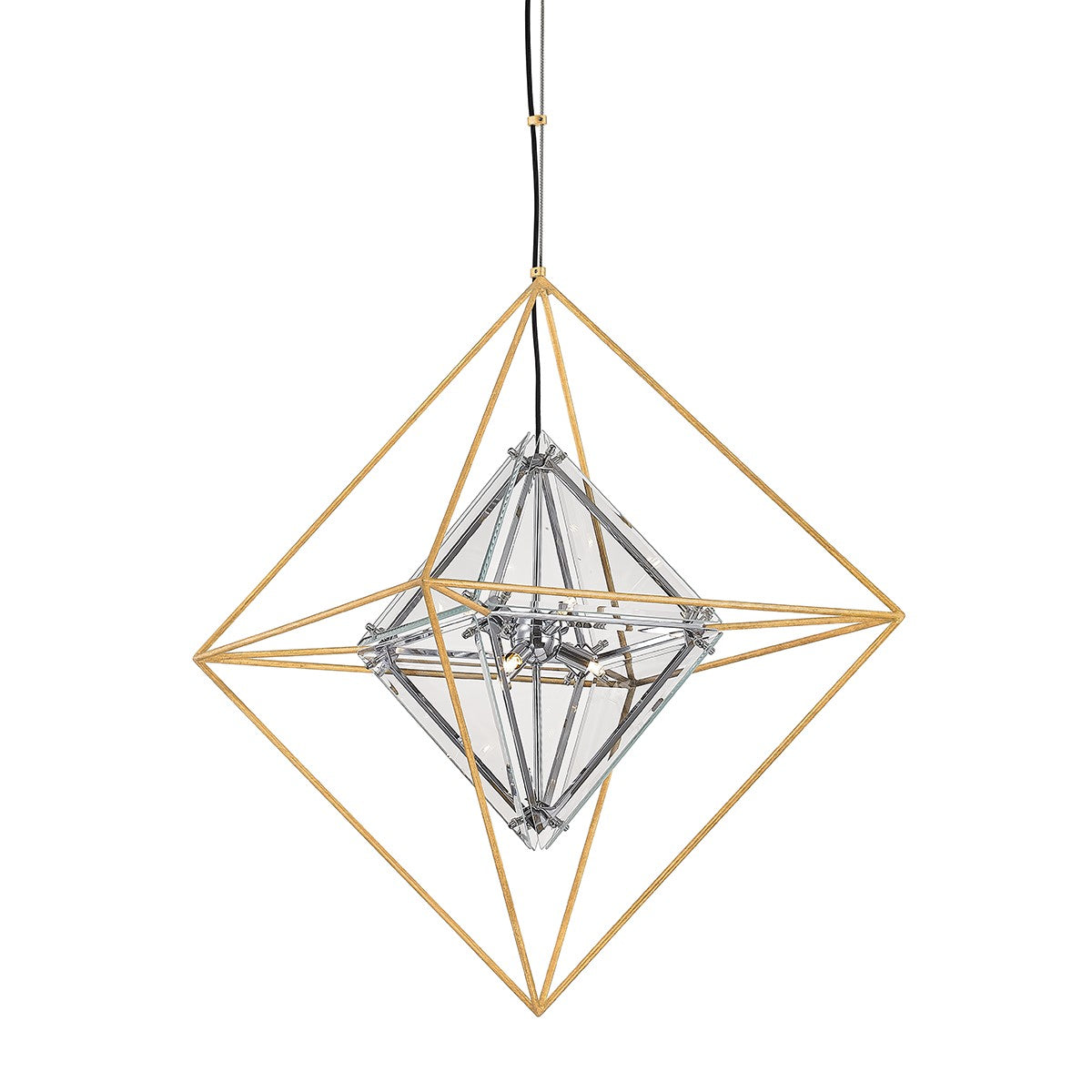 Troy Lighting - F7146 - Six Light Pendant - Epic - Gold Leaf