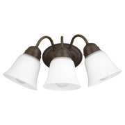 Quorum - 5404-3-86 - Three Light Wall Mount - 5404 Lighting Series - Oiled Bronze