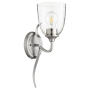 Quorum - 5427-1-265 - One Light Wall Mount - Jardin - Satin Nickel|Clear Seeded