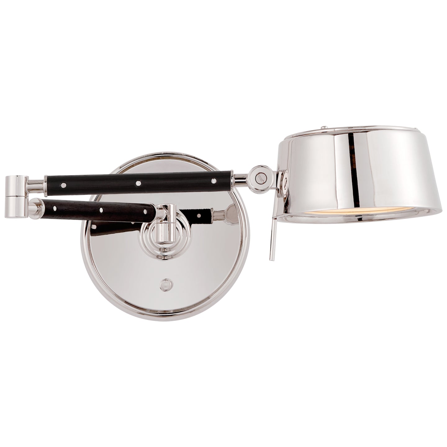 Ralph Lauren - RL 2170PN/BKE - LED Wall Sconce - Alaster - Polished Nickel and Black Ebony