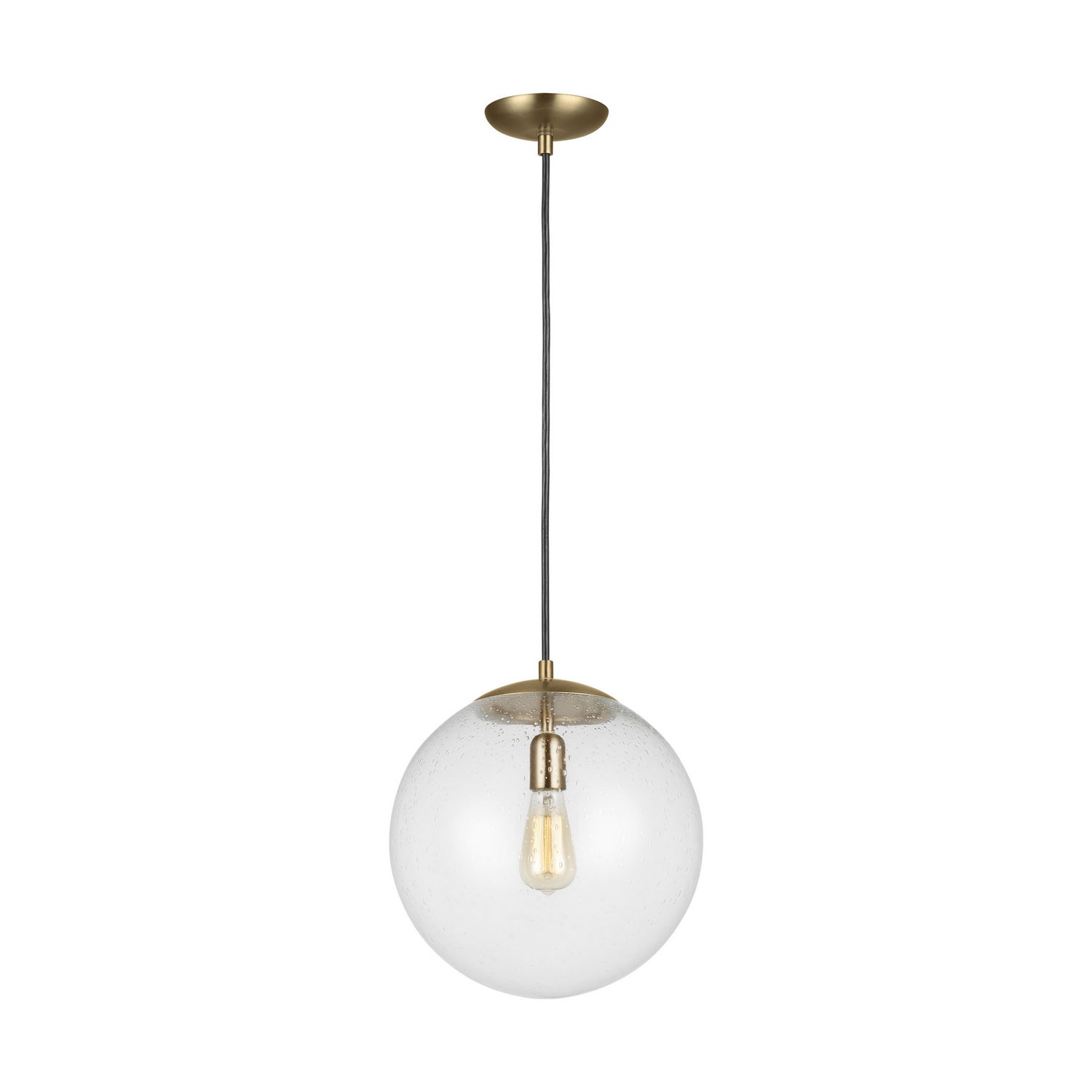 Visual Comfort Studio - 6801801EN7-848 - One Light Pendant - Leo-Hanging Globe - Satin Brass